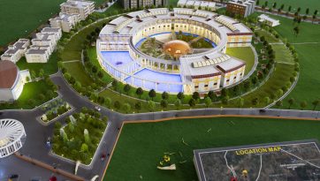 ཏཱ་ལའི་བླ་མ་བོད་དང་རྒྱ་གར་གནའ་བོའི་རིག་གཞུང་ལྟེ་གནས་ཁང་གི་རྩིག་རྨང་འཇོག་གནང་མཛད་པ། 