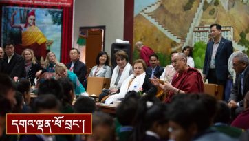 རིགས་ལམ་འདུ་འཛོམས་དུ་ཕེབས་པའི་སློབ་ཕྲུག་རྣམས་ལ་བཀའ་སློབ།