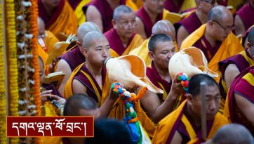 སྒྲོལ་དཀར་ཚེ་དབང་དང་བརྟན་བཞུགས་བསྟར་འབུལ།